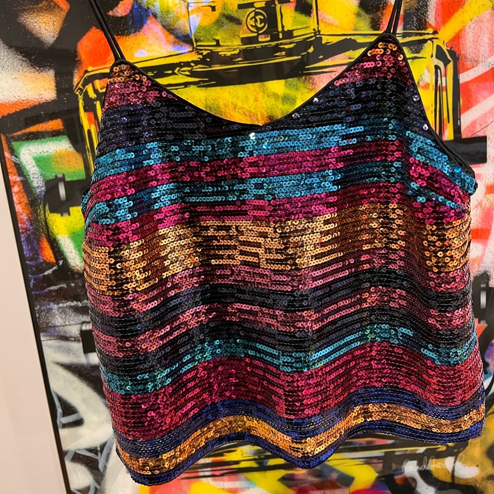 Sequin Tank Top